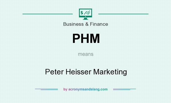 What does PHM mean? It stands for Peter Heisser Marketing