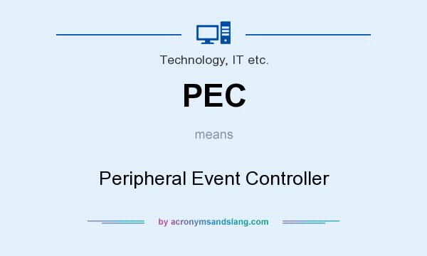 What does PEC mean? It stands for Peripheral Event Controller