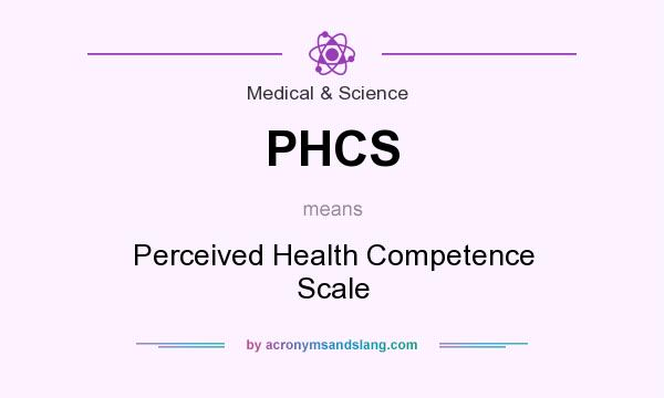 What does PHCS mean? It stands for Perceived Health Competence Scale