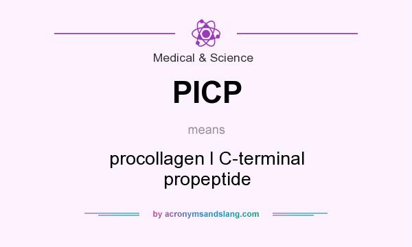 What does PICP mean? It stands for procollagen I C-terminal propeptide