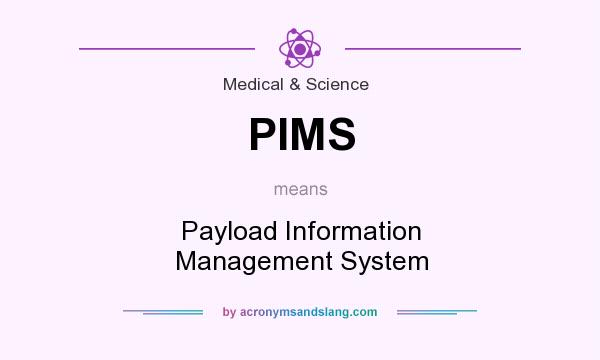 What does PIMS mean? It stands for Payload Information Management System