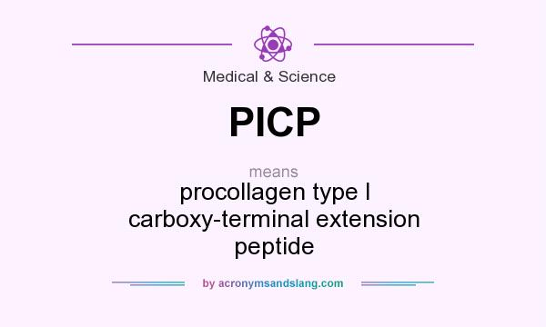 What does PICP mean? It stands for procollagen type I carboxy-terminal extension peptide