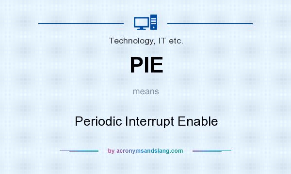 What does PIE mean? It stands for Periodic Interrupt Enable