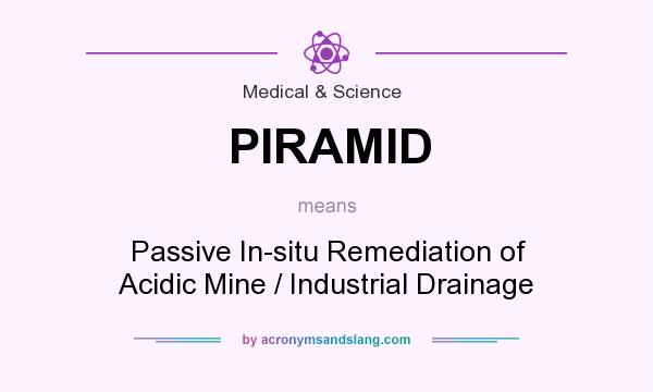 What does PIRAMID mean? It stands for Passive In-situ Remediation of Acidic Mine / Industrial Drainage