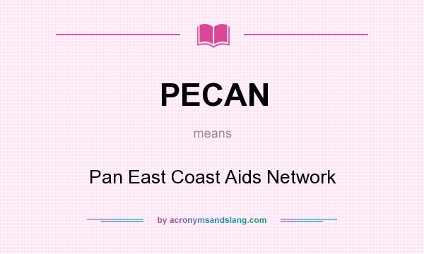What does PECAN mean? It stands for Pan East Coast Aids Network