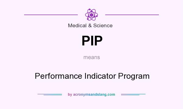 What does PIP mean? It stands for Performance Indicator Program