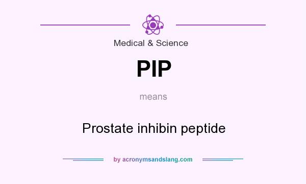 What does PIP mean? It stands for Prostate inhibin peptide