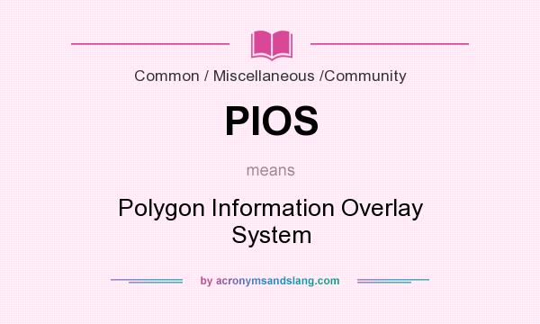 What does PIOS mean? It stands for Polygon Information Overlay System