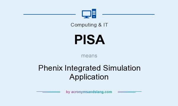 What does PISA mean? It stands for Phenix Integrated Simulation Application