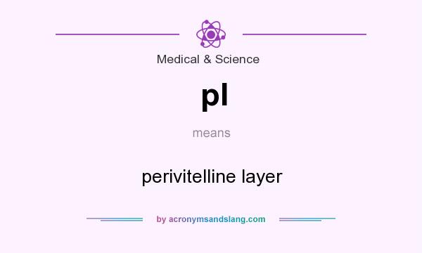 What does pl mean? It stands for perivitelline layer