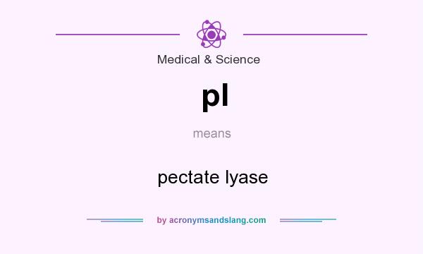 What does pl mean? It stands for pectate lyase