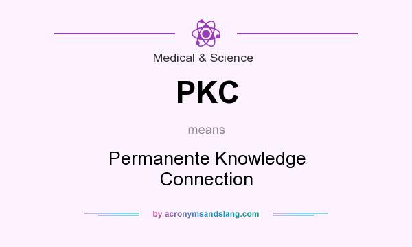 What does PKC mean? It stands for Permanente Knowledge Connection