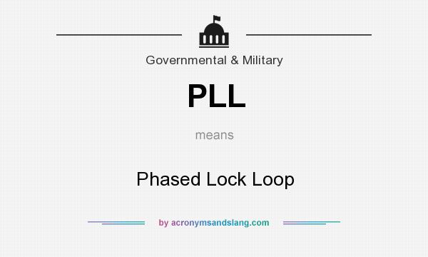 What does PLL mean? It stands for Phased Lock Loop