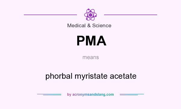 What does PMA mean? It stands for phorbal myristate acetate