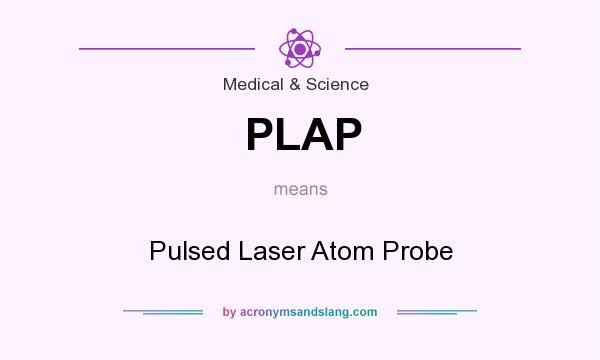 What does PLAP mean? It stands for Pulsed Laser Atom Probe