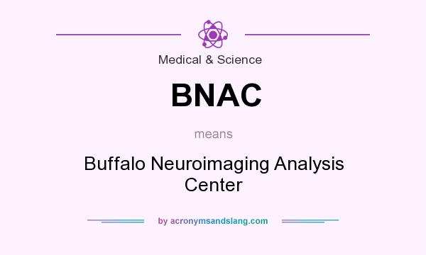What does BNAC mean? It stands for Buffalo Neuroimaging Analysis Center
