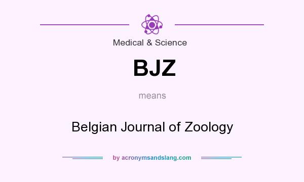 What does BJZ mean? It stands for Belgian Journal of Zoology