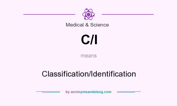 What does C/I mean? It stands for Classification/Identification