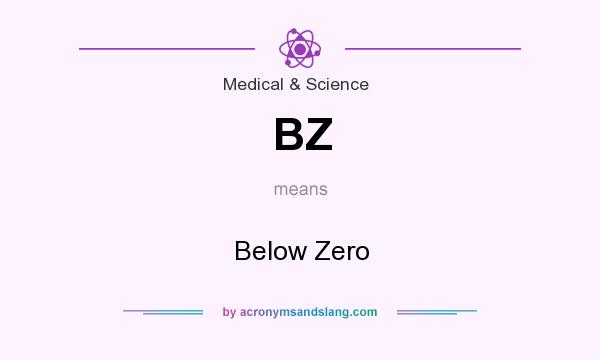 What does BZ mean? It stands for Below Zero