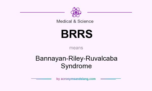 What does BRRS mean? It stands for Bannayan-Riley-Ruvalcaba Syndrome