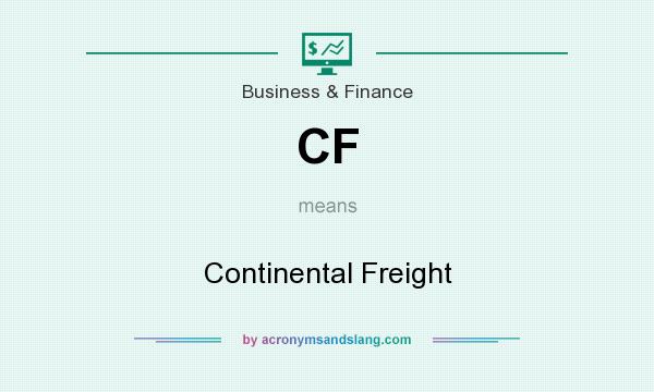 What does CF mean? It stands for Continental Freight
