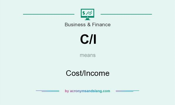 What does C/I mean? It stands for Cost/Income