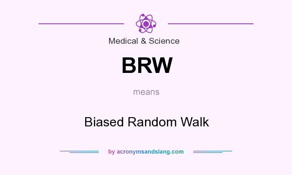 What does BRW mean? It stands for Biased Random Walk