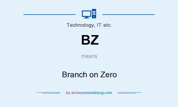 What does BZ mean? It stands for Branch on Zero