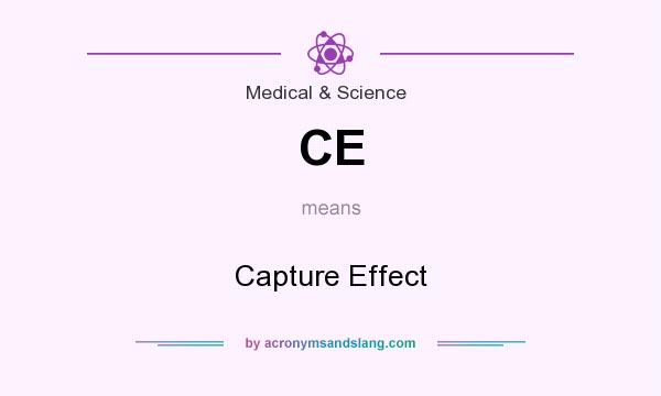 What does CE mean? It stands for Capture Effect