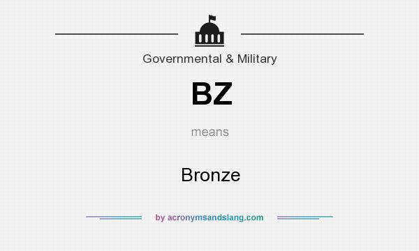 What does BZ mean? It stands for Bronze