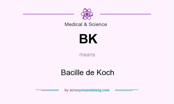 What does BK mean? It stands for Bacille de Koch