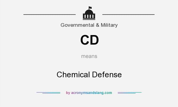 What does CD mean? It stands for Chemical Defense