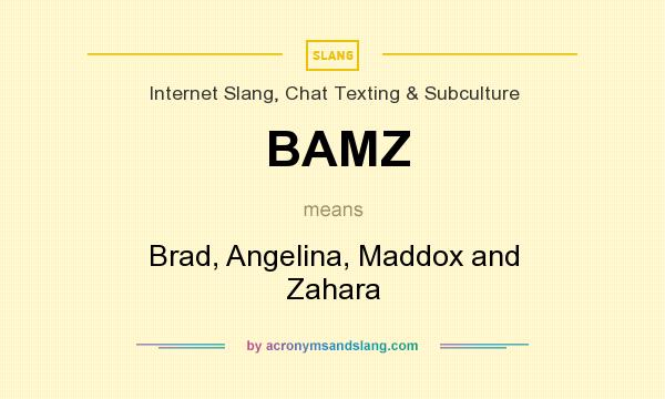 What does BAMZ mean? It stands for Brad, Angelina, Maddox and Zahara