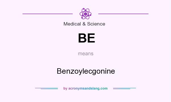 What does BE mean? It stands for Benzoylecgonine