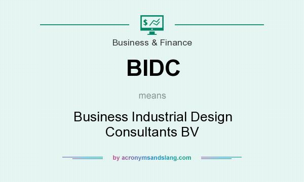 What does BIDC mean? It stands for Business Industrial Design Consultants BV