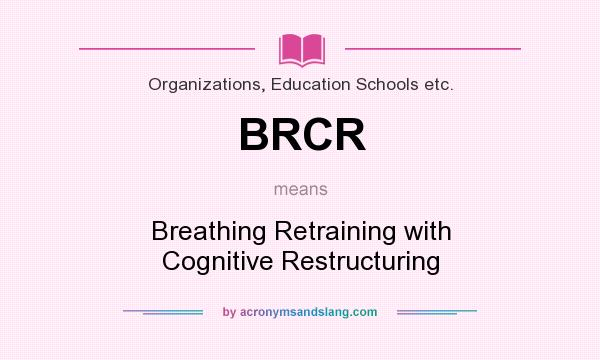 What does BRCR mean? It stands for Breathing Retraining with Cognitive Restructuring