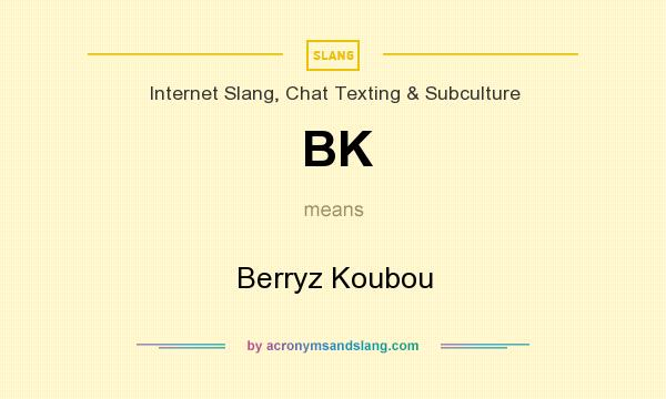 What does BK mean? It stands for Berryz Koubou