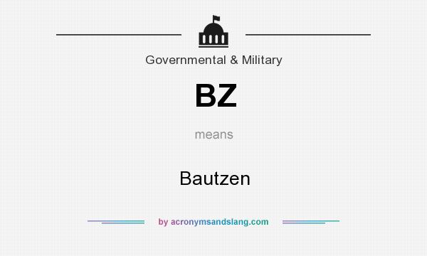 What does BZ mean? It stands for Bautzen