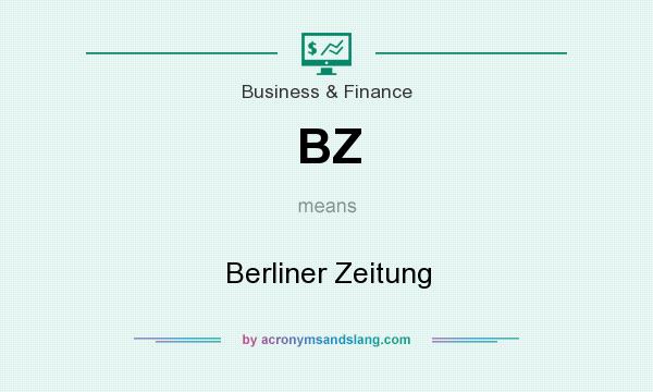 What does BZ mean? It stands for Berliner Zeitung