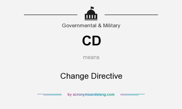 What does CD mean? It stands for Change Directive
