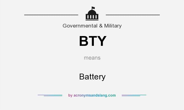 What does BTY mean? It stands for Battery