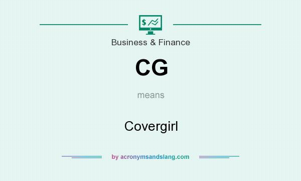 What does CG mean? It stands for Covergirl