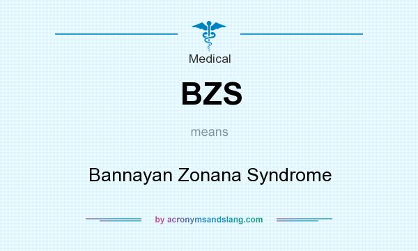 What does BZS mean? It stands for Bannayan Zonana Syndrome