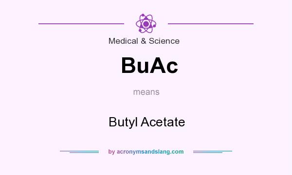What does BuAc mean? It stands for Butyl Acetate