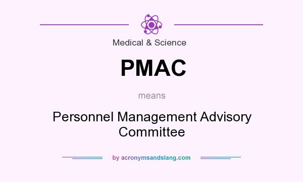 What does PMAC mean? It stands for Personnel Management Advisory Committee