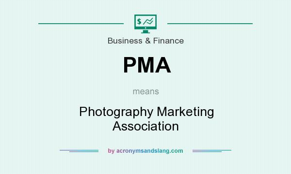 What does PMA mean? It stands for Photography Marketing Association