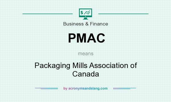 What does PMAC mean? It stands for Packaging Mills Association of Canada