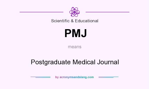 What does PMJ mean? It stands for Postgraduate Medical Journal