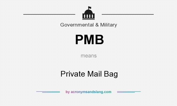 What does PMB mean? It stands for Private Mail Bag