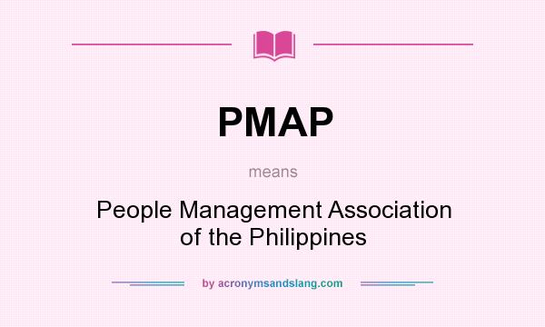What does PMAP mean? It stands for People Management Association of the Philippines